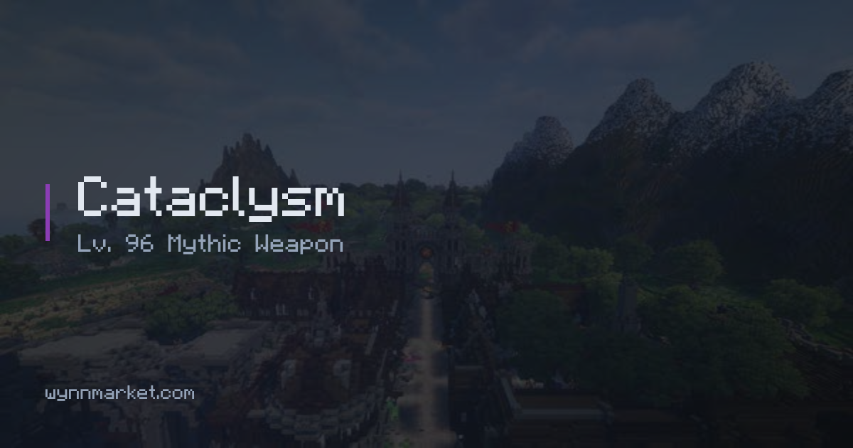 Cataclysm - Wynncraft Market